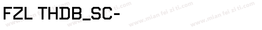 FZL THDB_SC字体转换